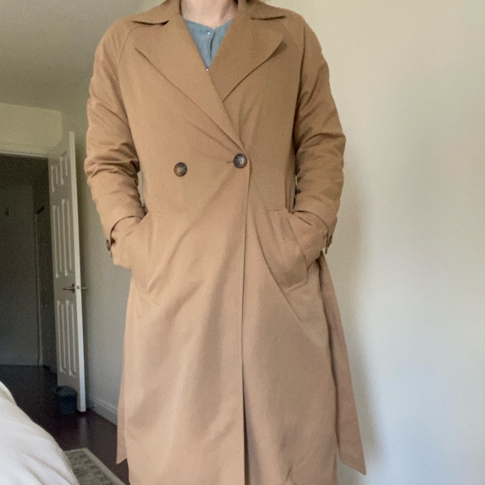 Vero Moda Lightweight Trench Coat (SZ S) - Picture 4 of 10